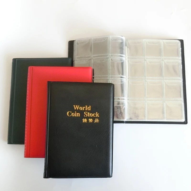 

120 Pockets Coins Collection Album Collecting Money Organizer for Collector Coin Holder Albums Mini Coin Storage Bag Decoration