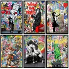 Граффити Бэнкси, плакат и печать на холсте Следуй за мечтой, для домашнего декора, настенные картины