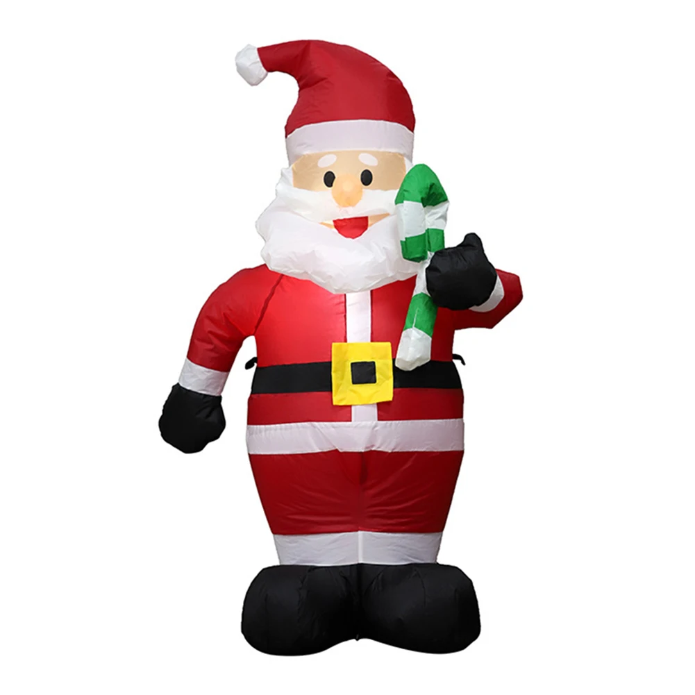 

120 см надувные гигантские надувные игрушки Санта-Клаус на открытом воздухе рождественские реквизиты Декор Двор арочный орнамент аксессуар...