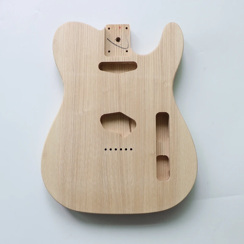 DIY необработанный ясень Стандартный теле стиль корпус гитары для ручной работы