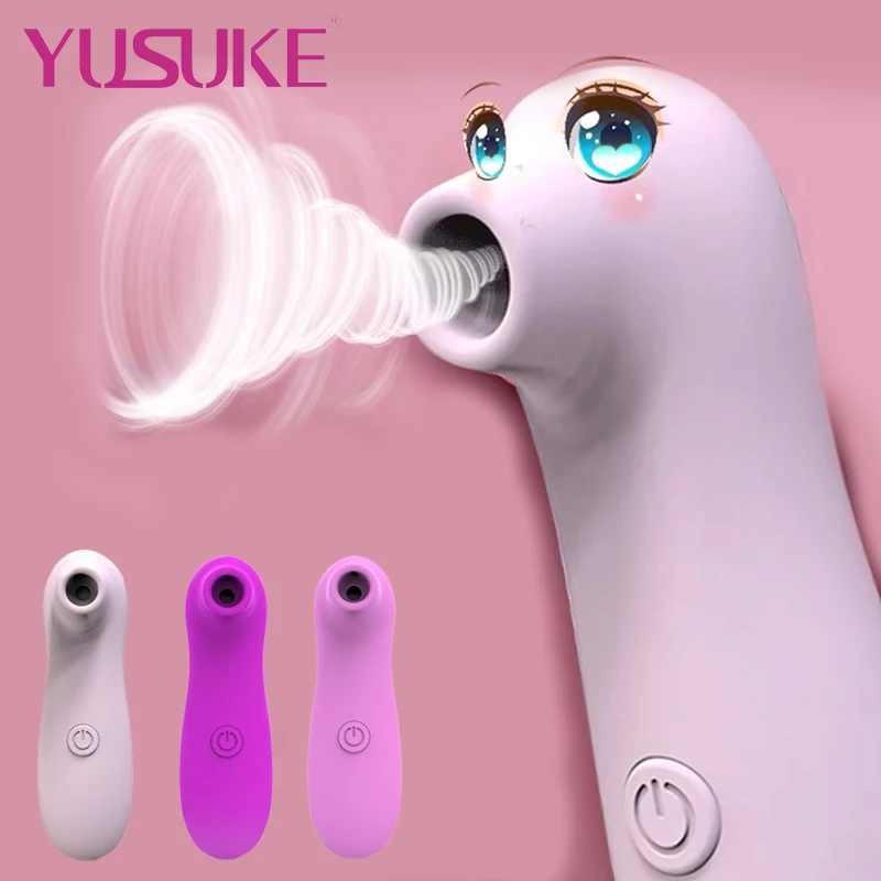секс игрушки Вибраторы для клитора вакуумный Вибратор на присосках Стимулятор