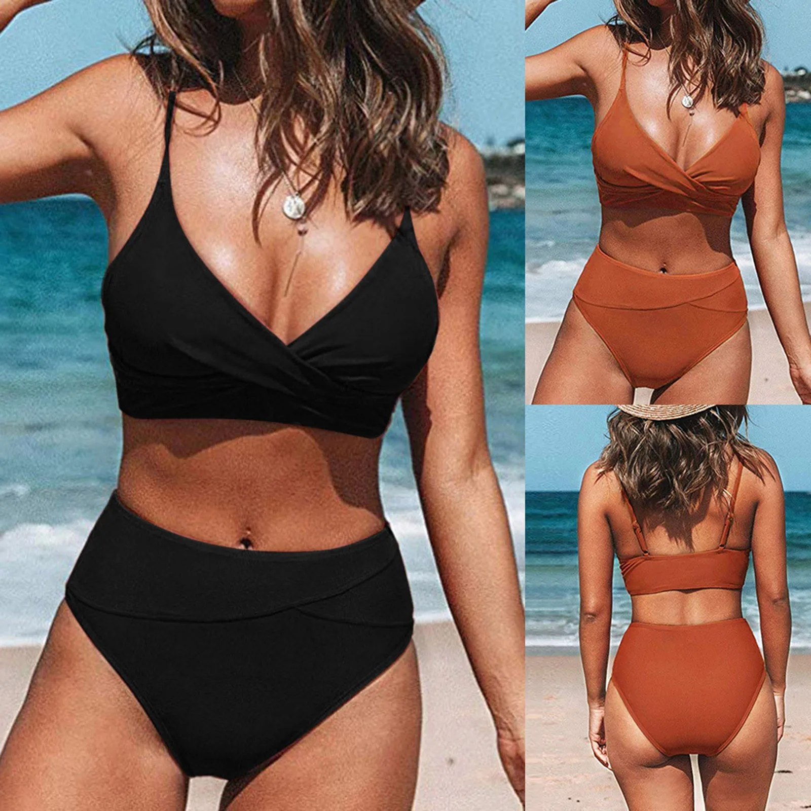 

Push Up Bikini 2021 New Swimsuit Women Bikinis Set Swimwear Brazilian Beach Female Bathing Suit Biquini Beachwear Sexy Bikini