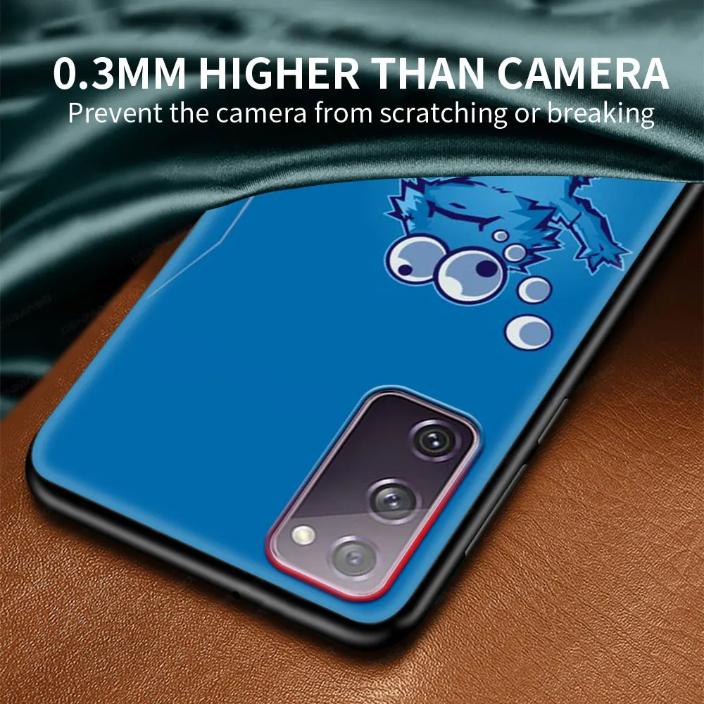 

Soft TPU Case for Samsung Galaxy S21 S20 Ultra S20 FE S10 Lite S10E S9 S8 Plus 5G Luxury Phone Shell Coque Cute Monsters
