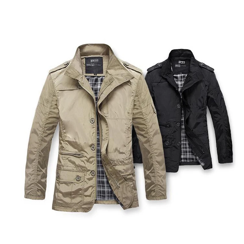 

Men's spring and autumn new men's jackets fashion urban stand-up collar jacket jacket thin section jacket men