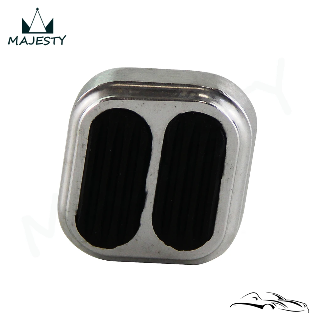 

POLISHED BILLET ALUMINUM DIMMER SWITCH PAD COVER WITH RUBBER INSERTS Fit For SBC BBC 350
