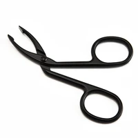 multifunction eyebrow tweezers hair plucker scissors shaped daily ergonomic bend tip makeup tool quick removal cosmetic portable