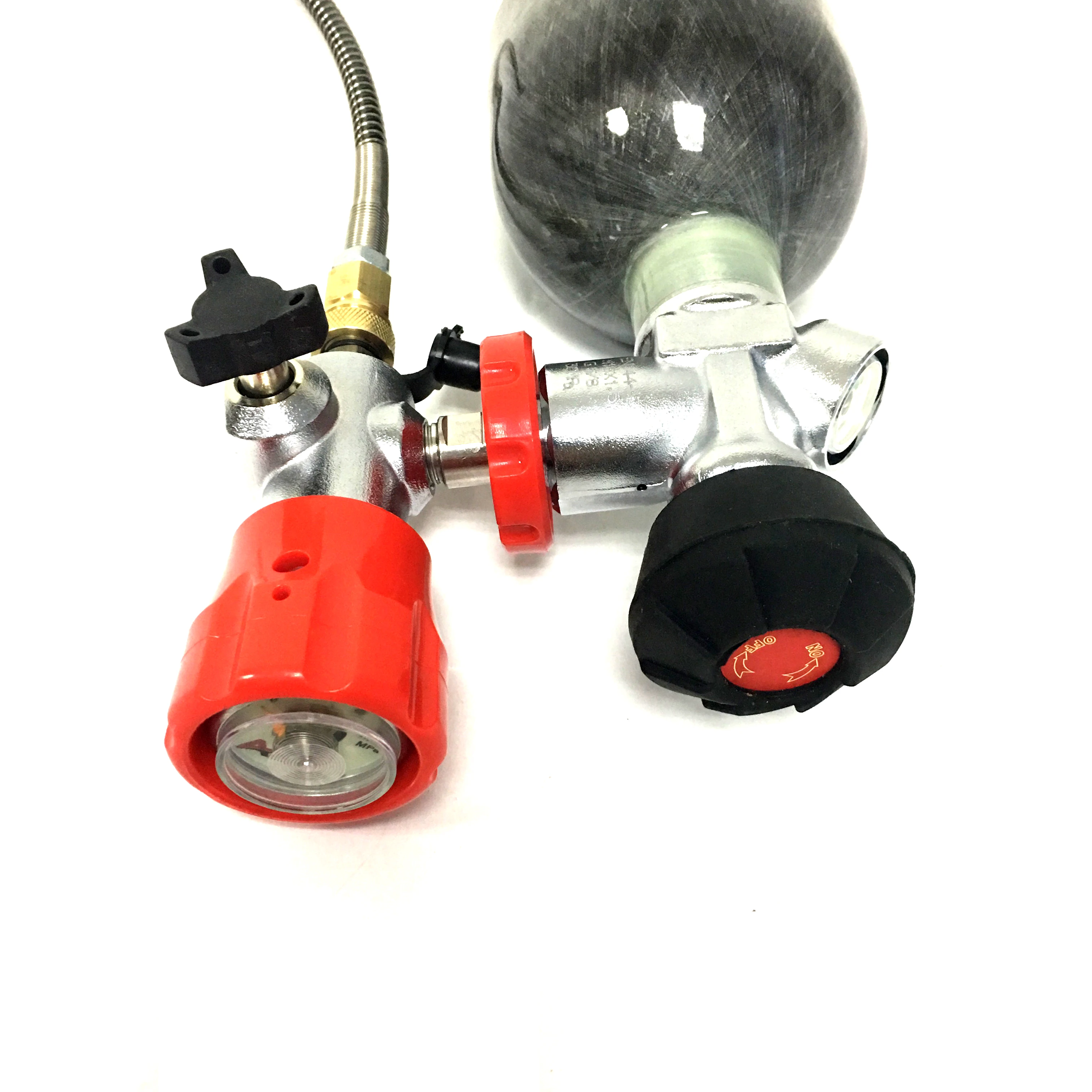 AC102301 2L Carbon Fiber Tank Pcp Condor Valve Pcp Filling Station For Paintball Tank 4500Psi Compressed Airgun For Hunting