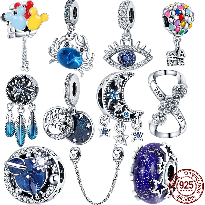

New 2021 Hot Sale 100% Real 925 Sterling Silver Korean Princess Beads Fit 3mm Original Design Bracelets DIY Fashion Jewellery