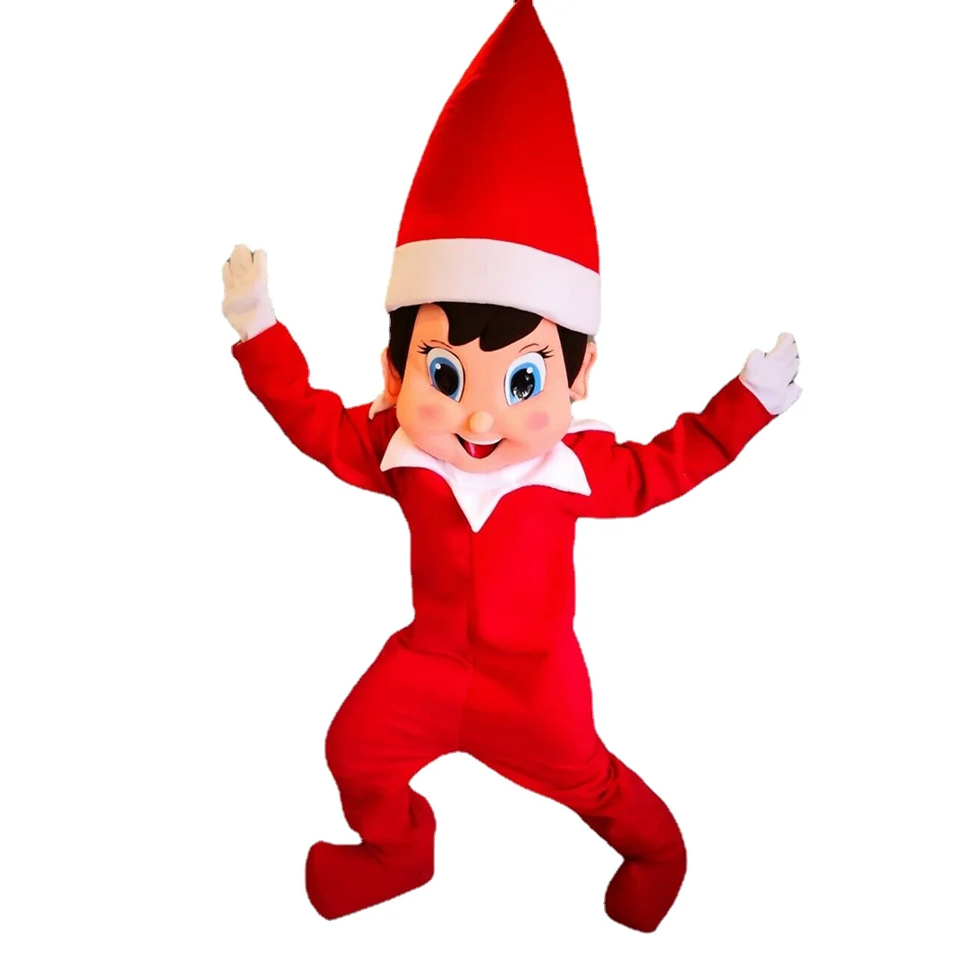 Костюм "Сказочный эльф" для взрослых в стиле карикатуры Nauty Elf для Хэллоуина, карнавальной вечеринки, мероприятий и косплейных выступлений.