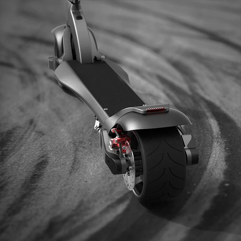 Электрический скутер с широкими колесами для взрослых 48 В 1000 Вт двухколесный