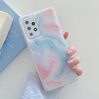 glitter powder colorful marble phone cases for samsung galaxy s21 s20 s10 plus note 10 a12 a52 a72 a10 a20s bling stars cover
