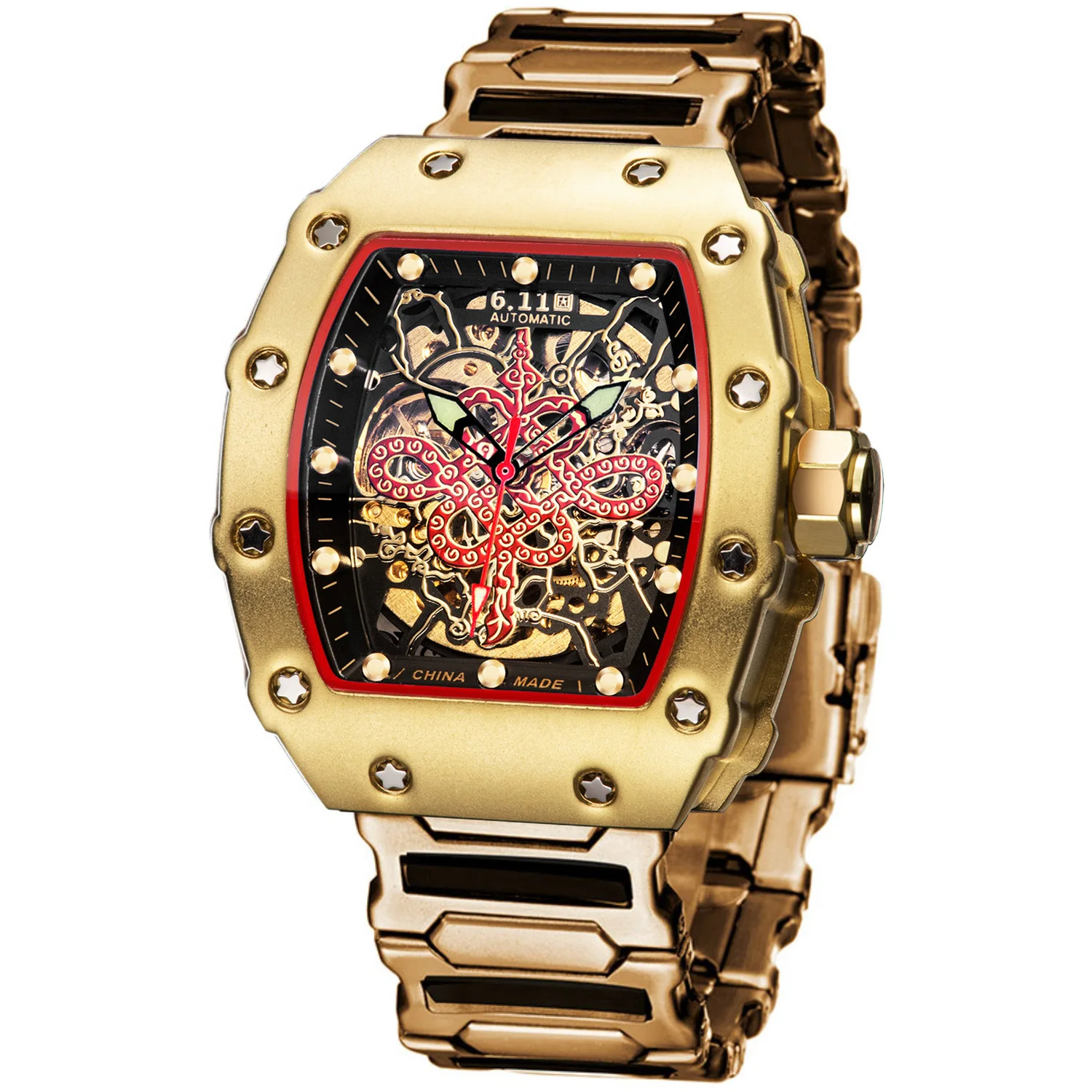 Часы-пилот Мужские автоматические механические 42 мм с хронографом | Наручные