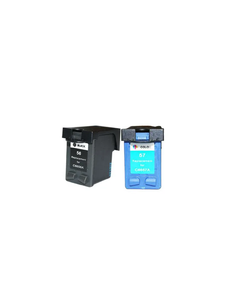 56XL C6656a C6657a Compatible hp printer cartridge for 56 57 hp56 hp57 Deskjet 450 450cbi 450ci 450wbt F4140 F4180 5150 5550 | Компьютеры