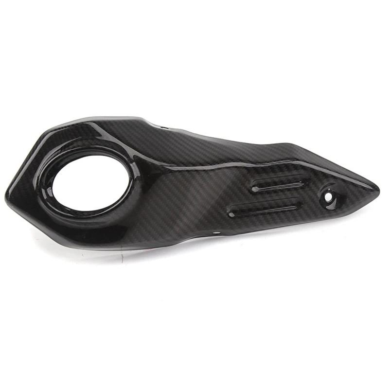 

for Yamaha MT-09 MT09 FZ-09 2017-2020 Motorcycle Carbon Fiber Exhaust Pipe Cover Shell Heat Shield Guard Accessories