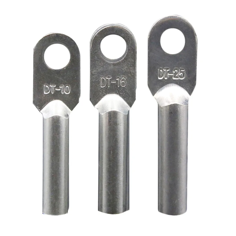 

1pcs Copper Material Tin Plating Terminal Blocks Copper Wiring Terminal Blocks DT-10 DT-16 DT-25 DT-35 DT-50 DT-70 DT-95