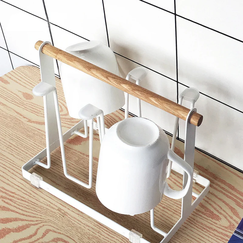 6 Подвесная подставка для чашек стакан воды сушилка кружка железный держатель