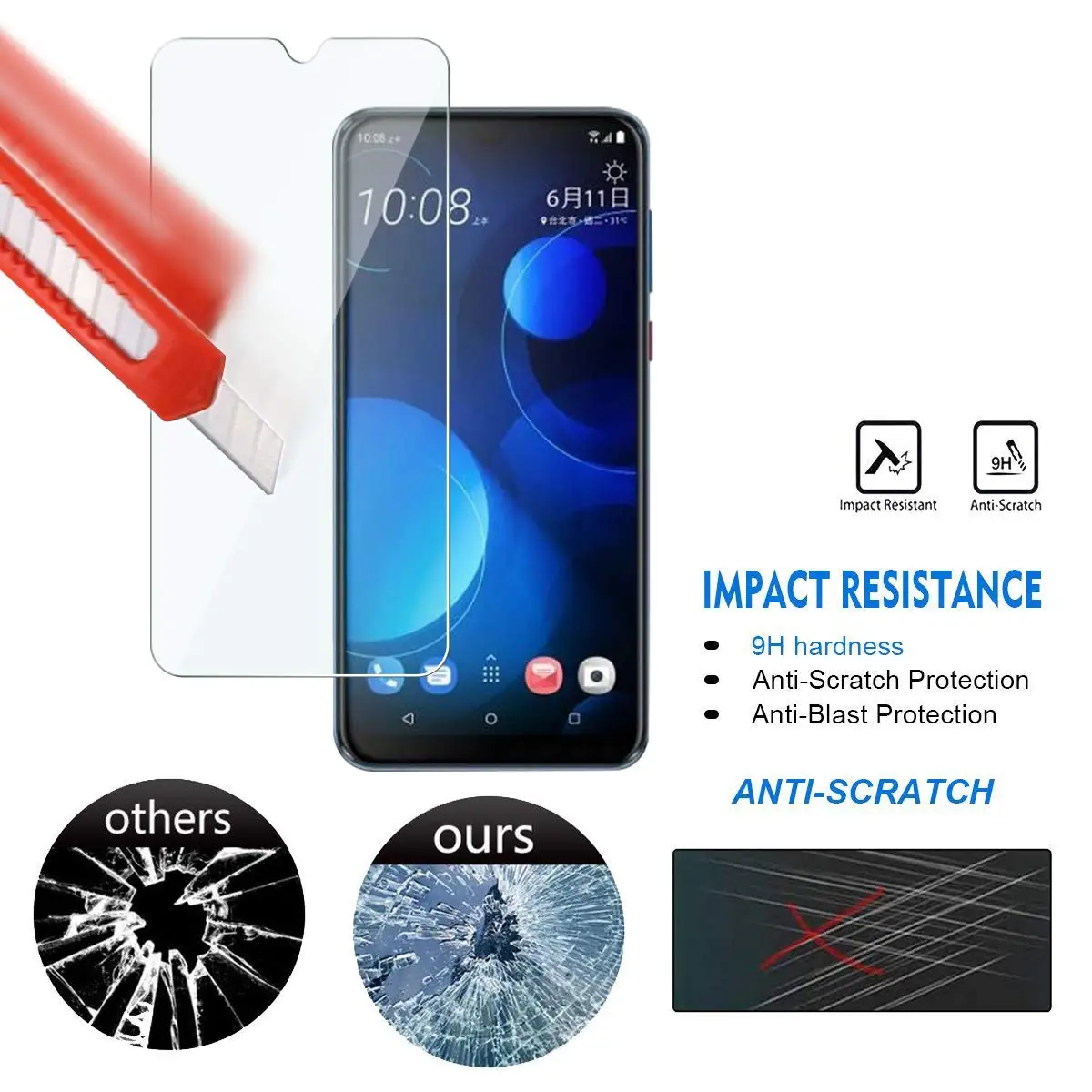 Закаленное стекло Для Doogee N20 6 3 дюймов 9H 2.5D защитная пленка Взрывозащищенная