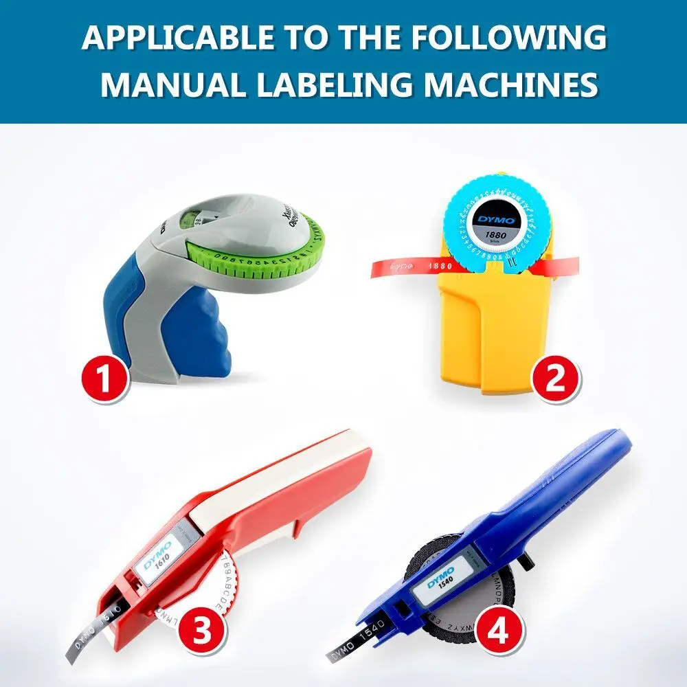 (2PK розового цвета + 1 светильник желтый) маркировки ленты для DYMO 3D тиснением в виде