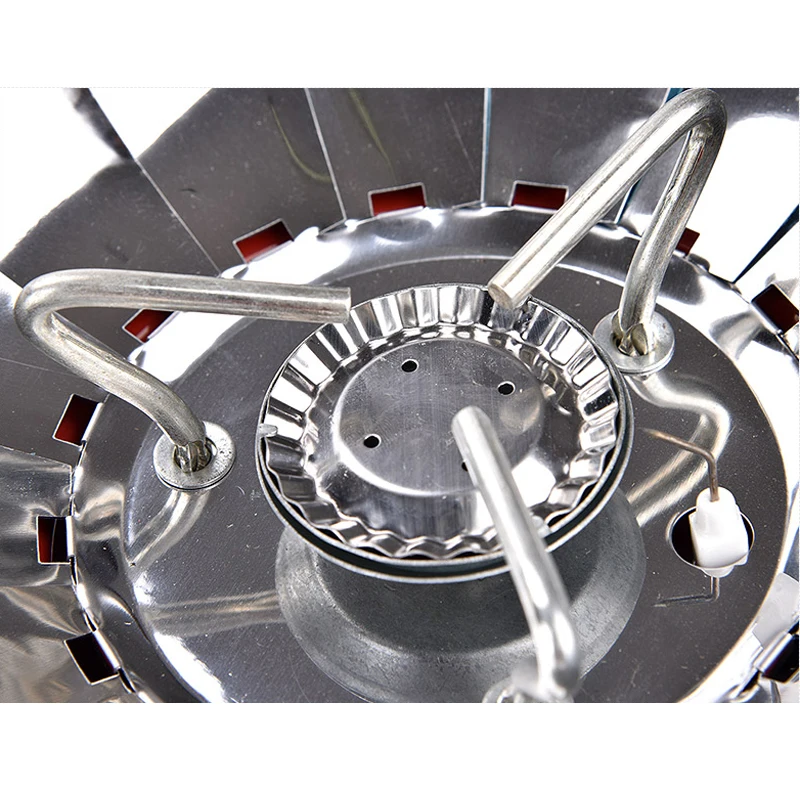 

Outdoor Camping Stove Ultralight Foldable Backpack Stove Windproof Portable Camping Gas Stove for Outdoor Camping