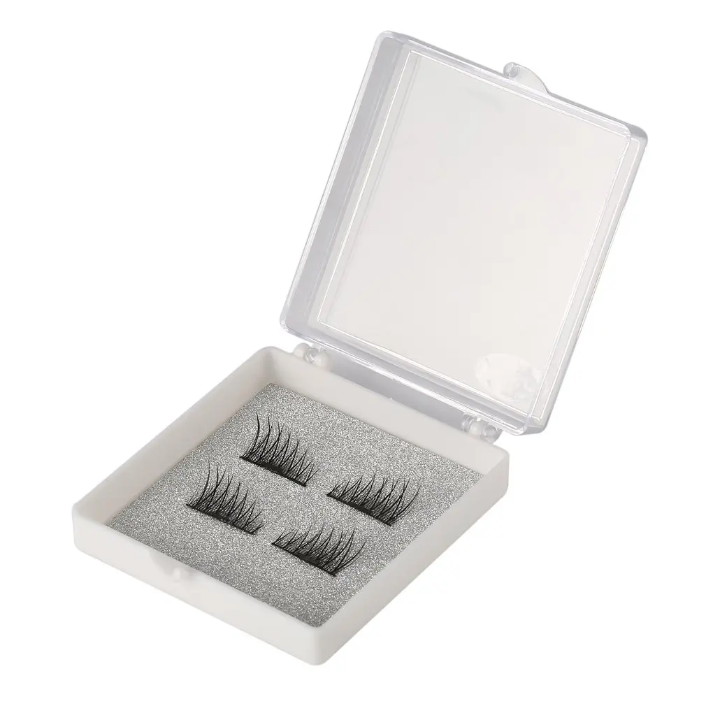 3D одиночные магнитные Накладные ресницы ручной работы Искусственные удлинение