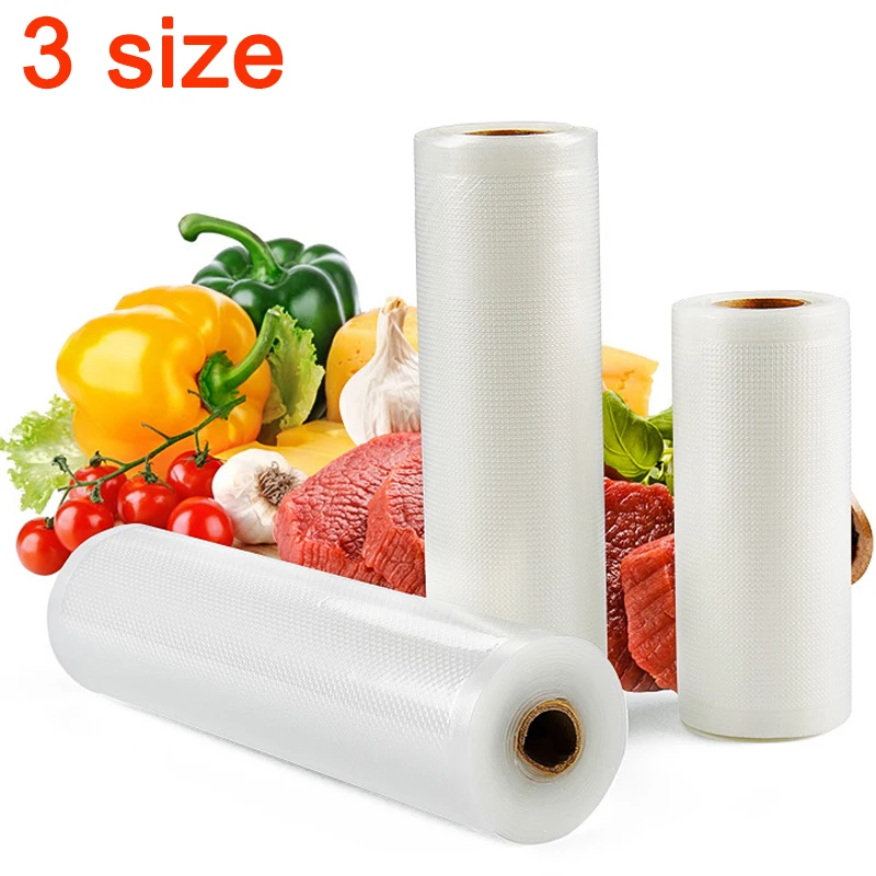 

1 Roll Food Storage Bag Sterility Vacuum Packing Bag Low Cost Fresh Food Sealer Bag for Microwave Fridge Kitchen Accessories