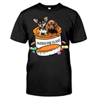 Хлопковая футболка для домашних животных, собак, Такса и чихуахуа, модные летние крутые хлопковые футболки, повседневные топы в стиле Харадзюку, забавные хлопковые футболки в стиле хип-хоп