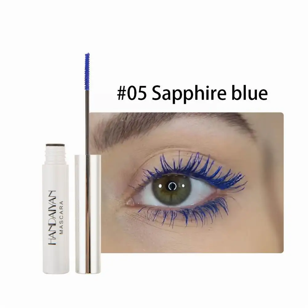 

Eyes Makeup Color Mascara Waterproof Fast Dry Eyelashes Curling Lengthening Makeup Eye Lashes Party Stage Use