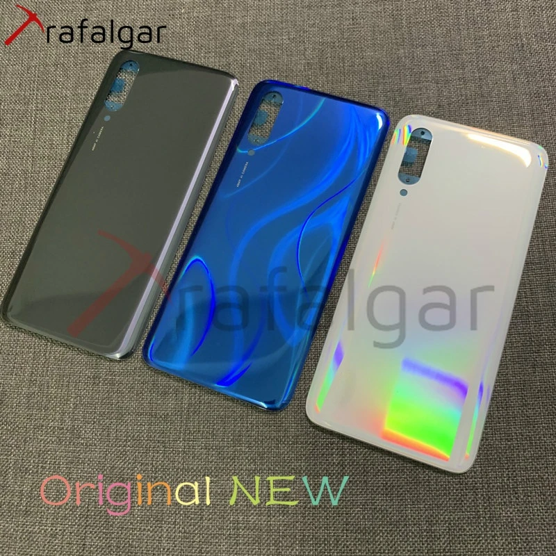 Задняя крышка батарейного отсека для Xiaomi Mi 9 Lite стеклянная панель Mi9 CC9 Корпус
