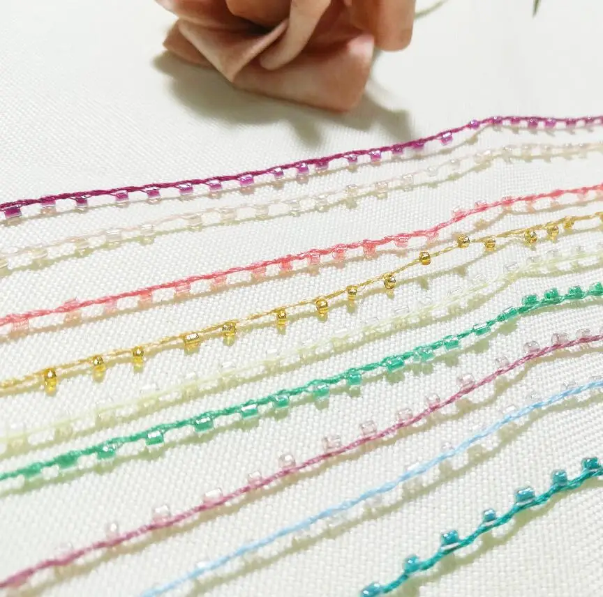 1 м синие зеленые блестки оранжевые черные белые хрустальные бусины золотая