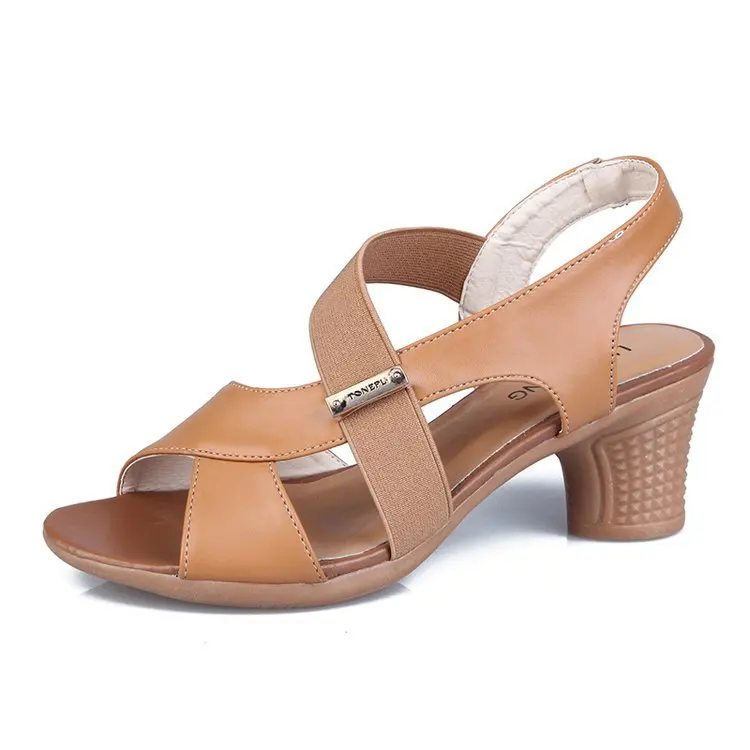 

Women Shoes Soft Genuine Leather Fashion Sandal Female Flat Sandals Women Casual Summer Beach Shoes Female Buckle 2019