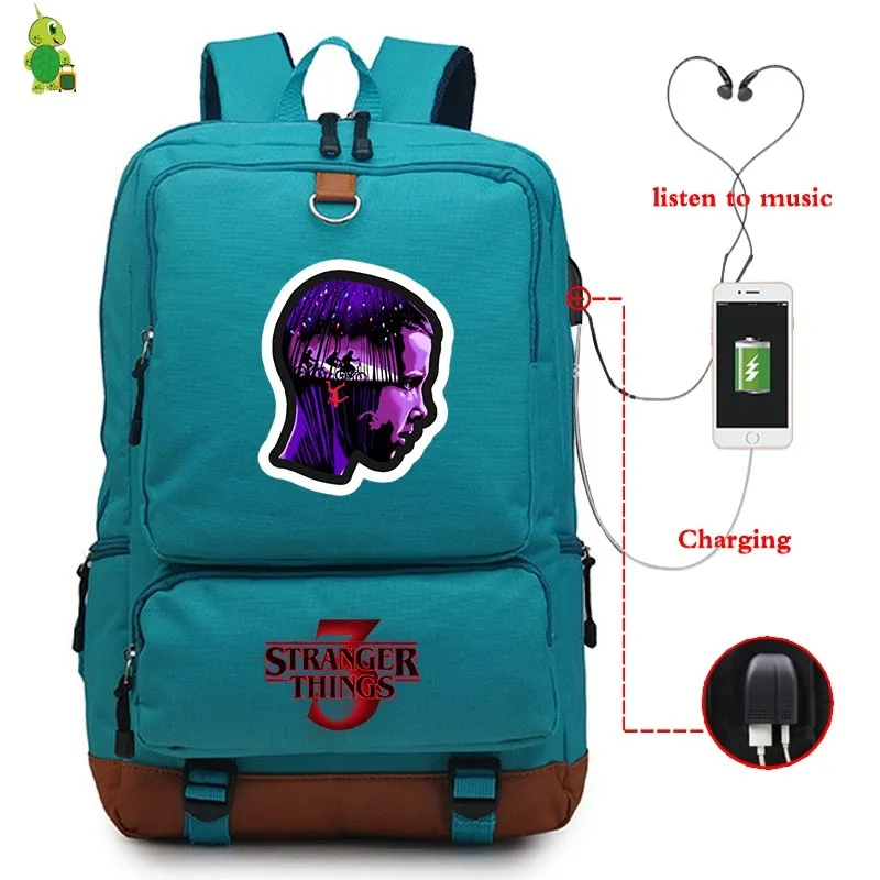 28 Mochila странные вещи рюкзаки мужские женские рюкзак USB зарядка путешествия ноутбук рюкзак большие школьные сумки для подростков мальчиков девочек - Цвет: 28