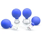 Набор банок для массажа, 24 шт., с резиновой головкой, антицеллюлитный массаж, китайская терапия банок