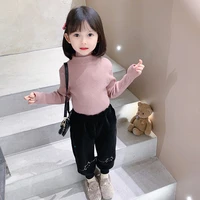 girl sweater kids outwear tops%c2%a02021 lovely plus thicken warm winter autumn knitting cotton teenager overcoat children clothing