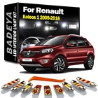 Лампы Детские BADEYA, 13 шт., для Renault Koleos 1, 2009, 2010, 2011, 2012, 2013, 2014, 2016, 2015, автомобильные лампы без ошибок