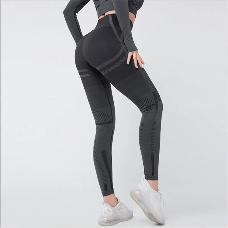 

women Seamless Leggings Push Up Fashion Pants High Waist Workout Jogging Athleisure Training Leggings
