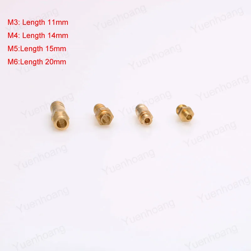20 шт медная насадка m3 m4 m5 m6 для сис