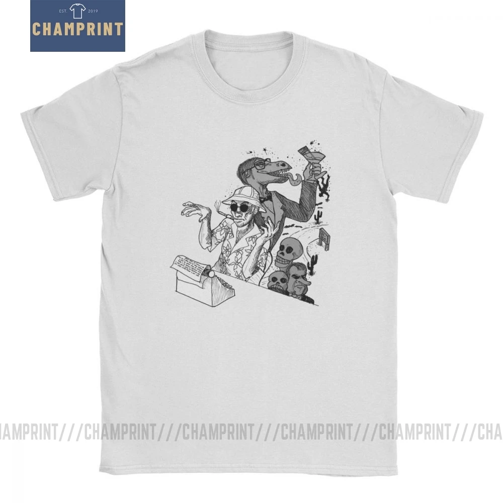 HS Thompson записи страх и ненависть в Лас Вегасе Для Мужчин's футболки летучая мышь