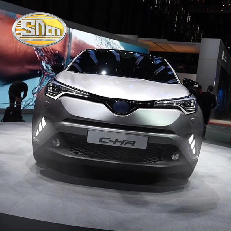 Для Toyota CHR C HR 2017 2018 светодиодный дневный ходовой светильник противотуманная фара