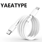 Зарядный кабель USB Type-C для Samsung S20, S9, S8, Xiaomi, Huawei P30 Pro, мобильный телефон, зарядный кабель, белый