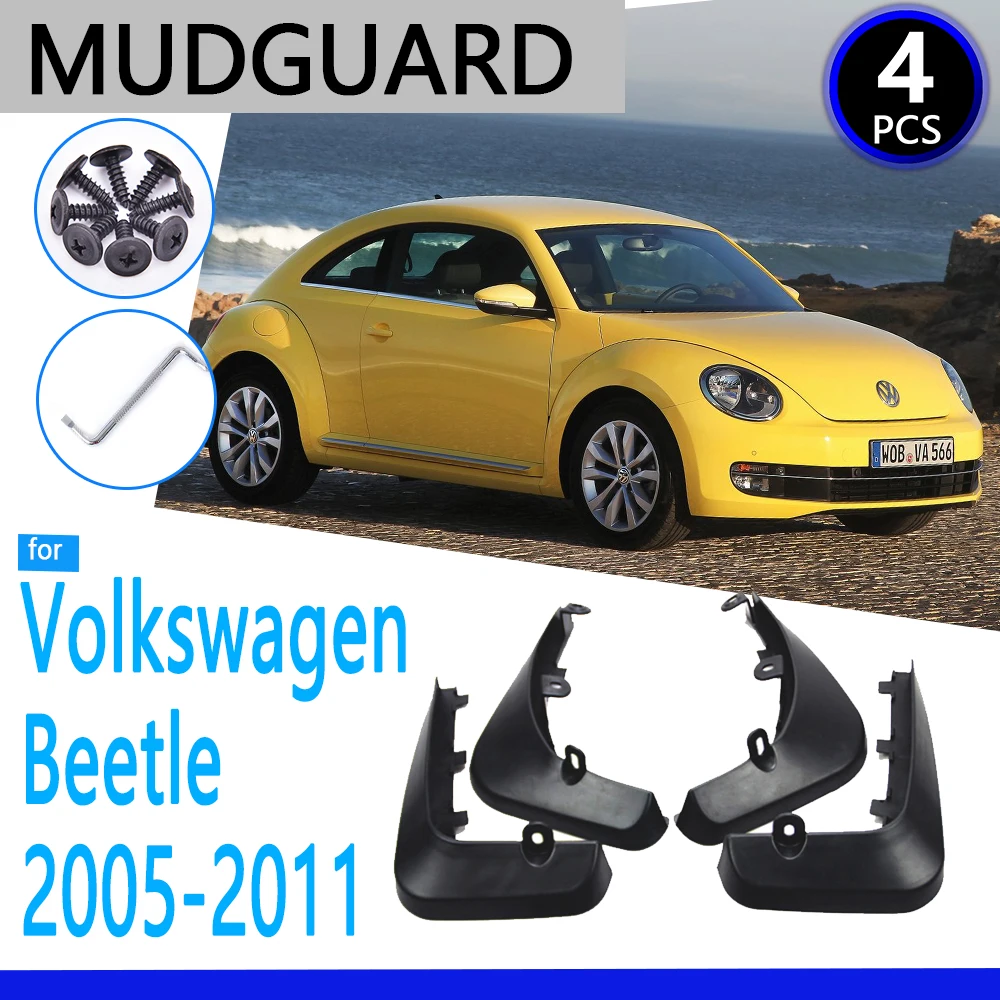 

Mudguards for Volkswagen VW Beetle 2005~2011 2006 2007 2008 2009 2010 Car Accessories Mudflap Fender Auto Replacement Parts