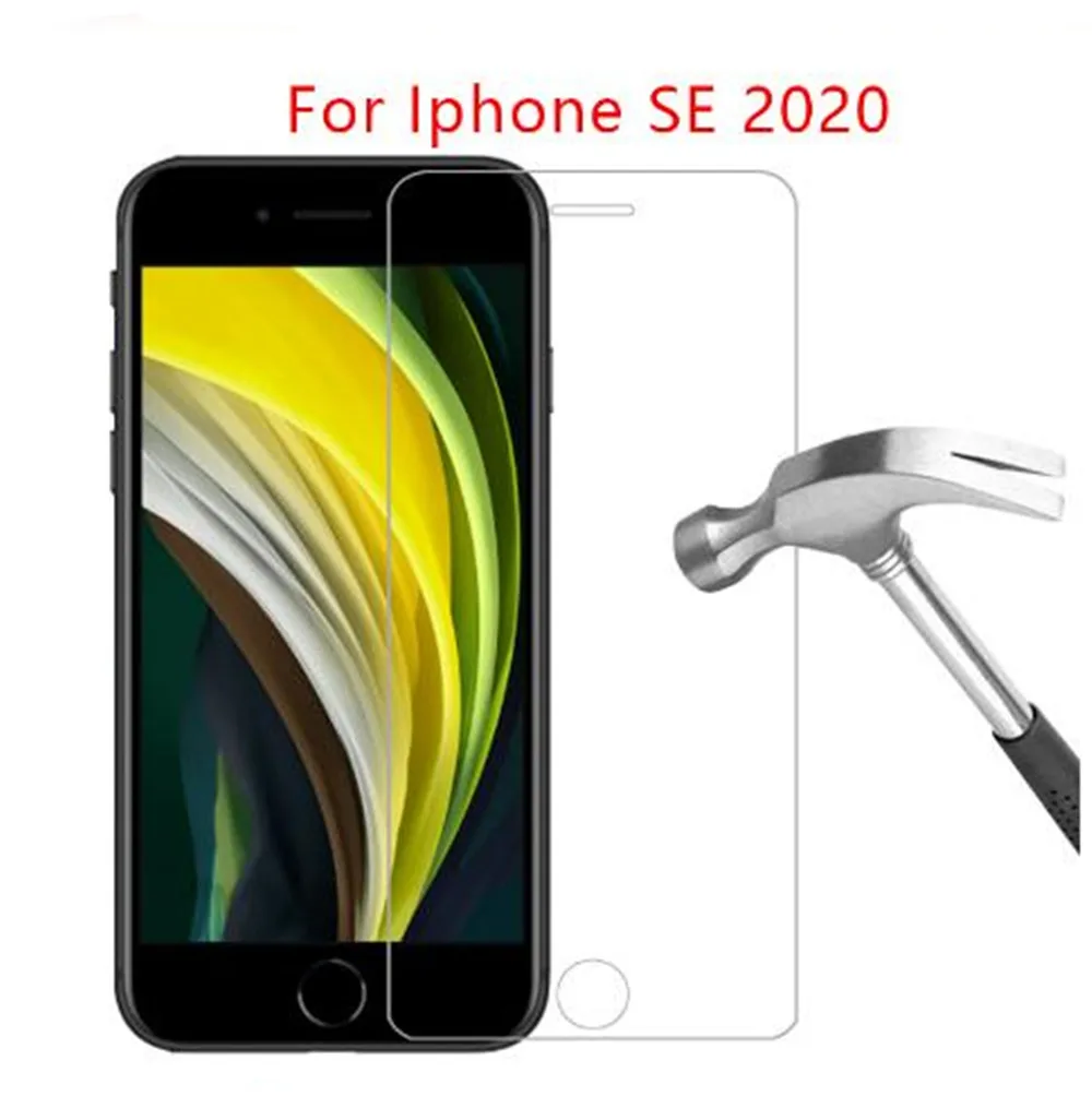 

protective glass For iphone SE 2020 screen protector tempered glas on i phone se2020 s e es 2 safety front film 4.7 inch