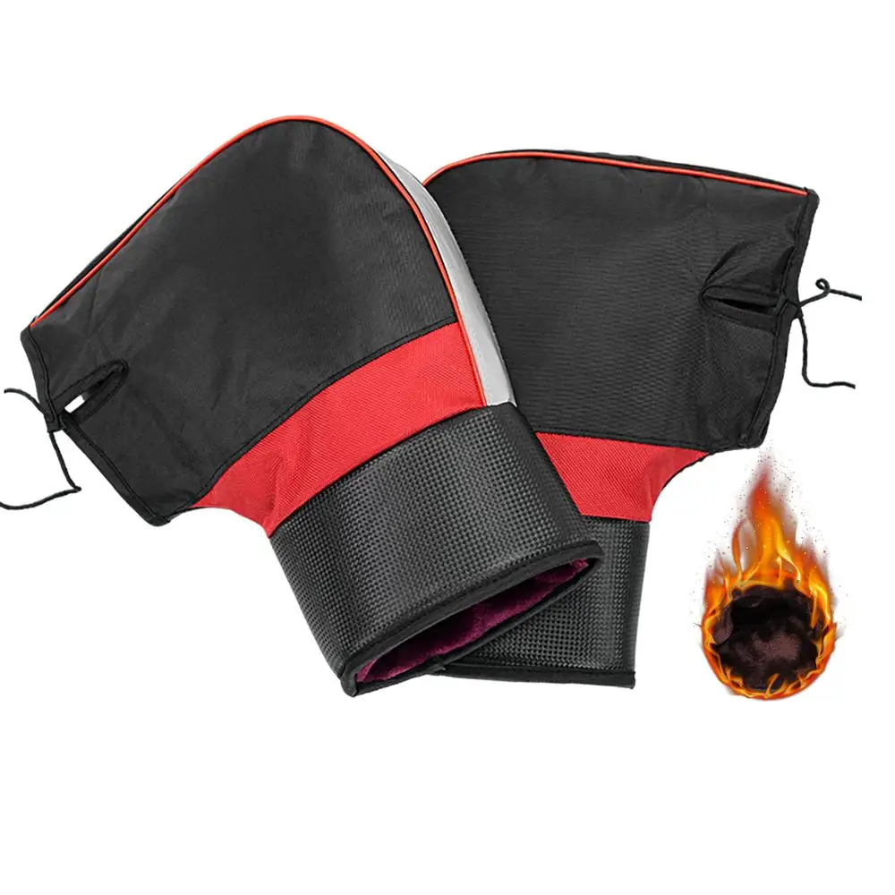 

Чехол на руль мотоцикла, зимний, утолщенный, теплый, непродуваемый, водонепроницаемый