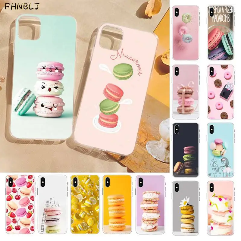 FHNBLJ черный чехол для мобильного телефона с изображением десертного мороженого