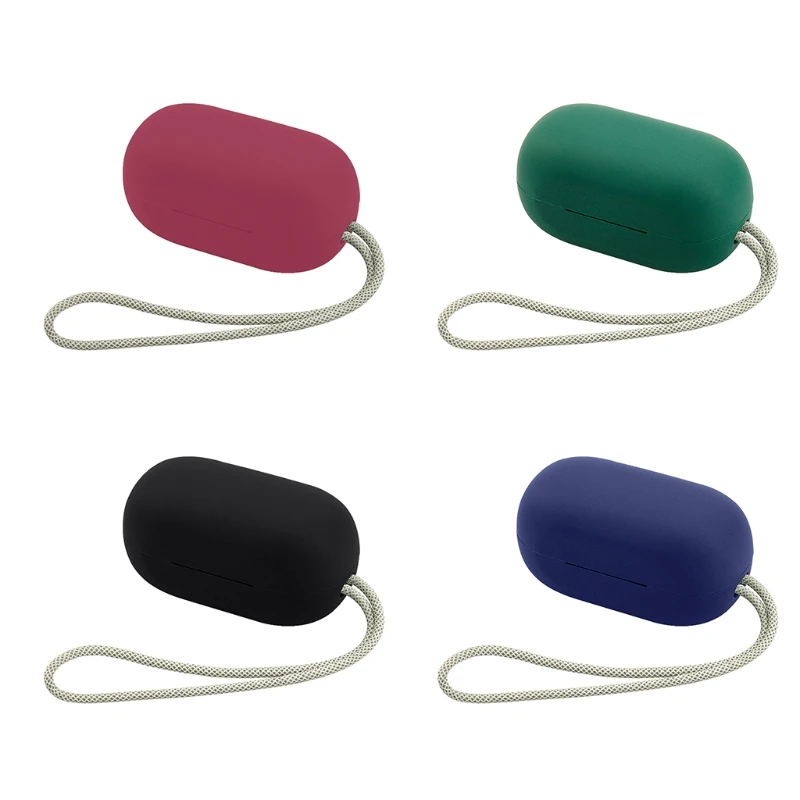 

Silicone Protective Cover Earphone Case Shell for-JBL REFLECT MINI NC Earphone