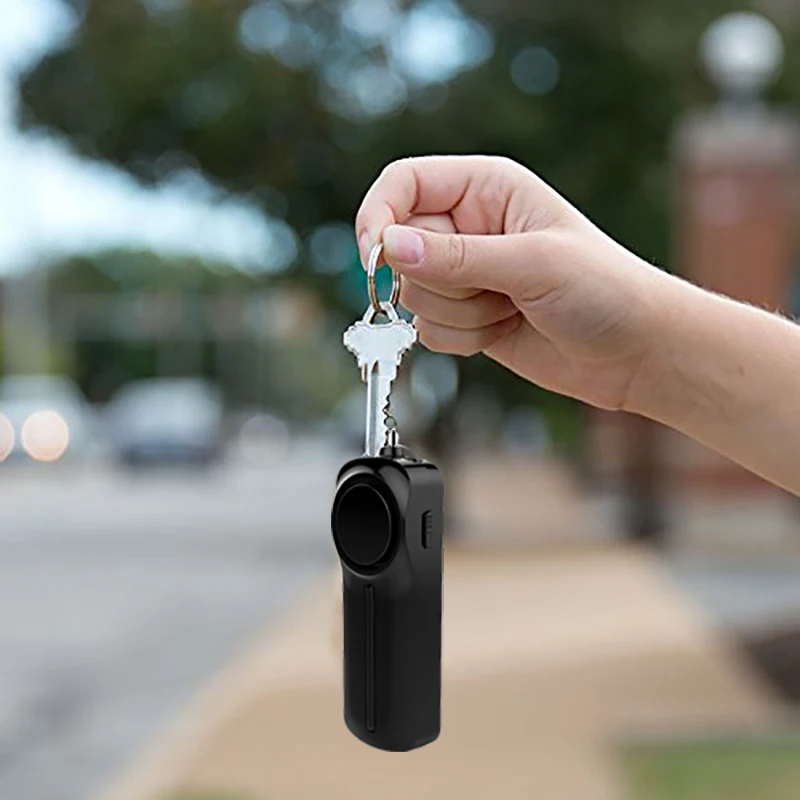 

2021 130 Db Self Defense Siren Safety Alarm for Women Keychain with SOS LED Light Personal Self Alarm Security Protection Alarm