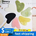 Натуральные нефритовые технические Инструменты для лица, скребок для гуаша, доска из розового кварца, расслабляющий массажер для лица, лифтинг, уход за кожей