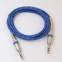professional audio convert cables 6 35mm male to 6 35mm male audio connecting cable stereo electric guitar line wire