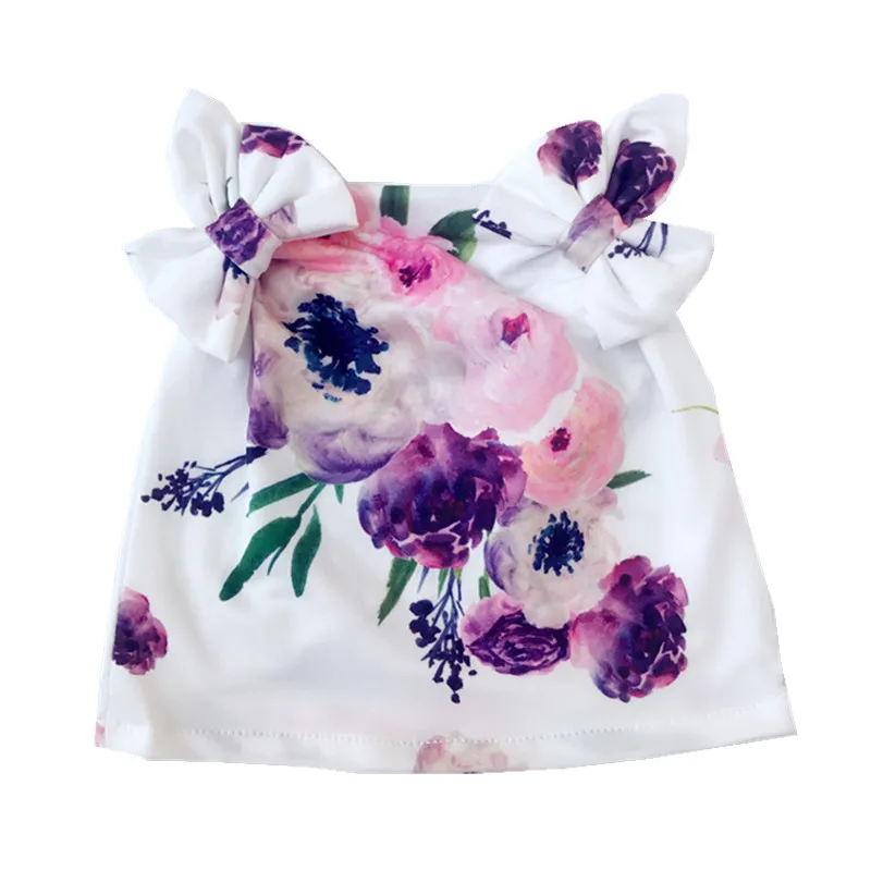 Шапка для маленьких девочек детская шапка с бантом из хлопка милые детские