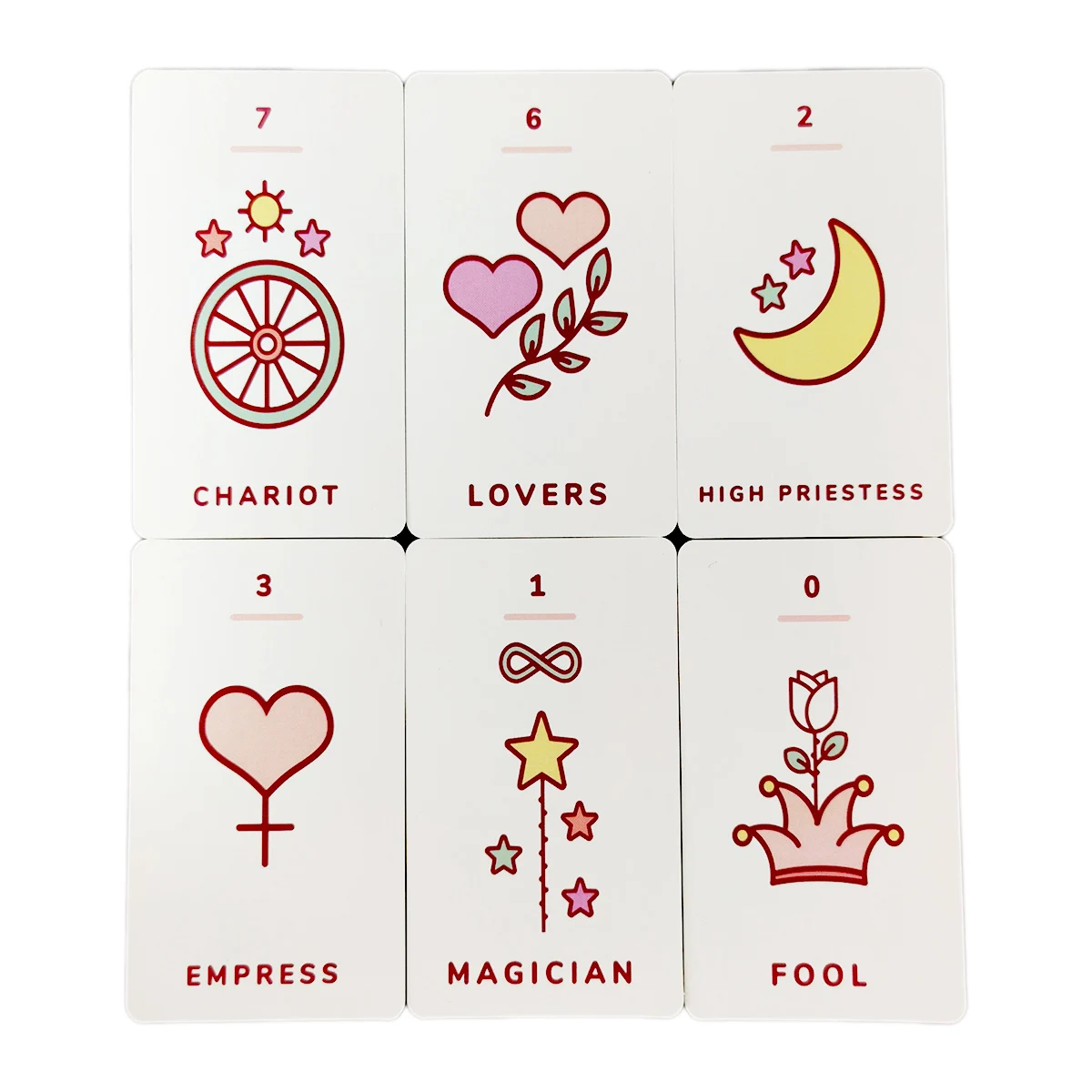 Kawaii Tarot Cards Mystical Guidance Divination Entertainment Partys Board Game Supports Wholesale 78 Sheets/Box | Спорт и