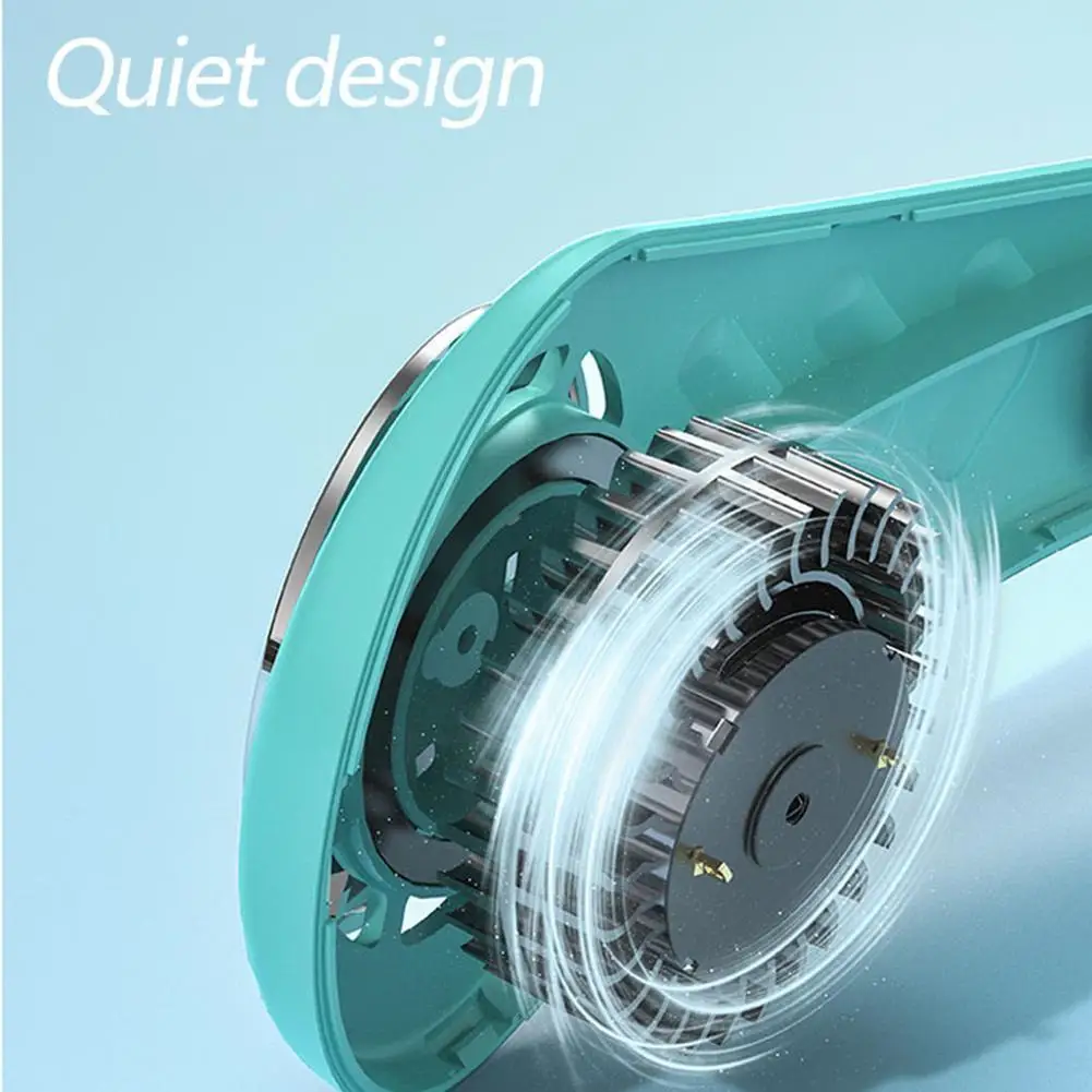 New Leafless Hanging Neck Fan Sports Fan Charging Ultra-quiet Air Fan Conditioner Portable Small Fan Outdoor Electric Porta I9M2